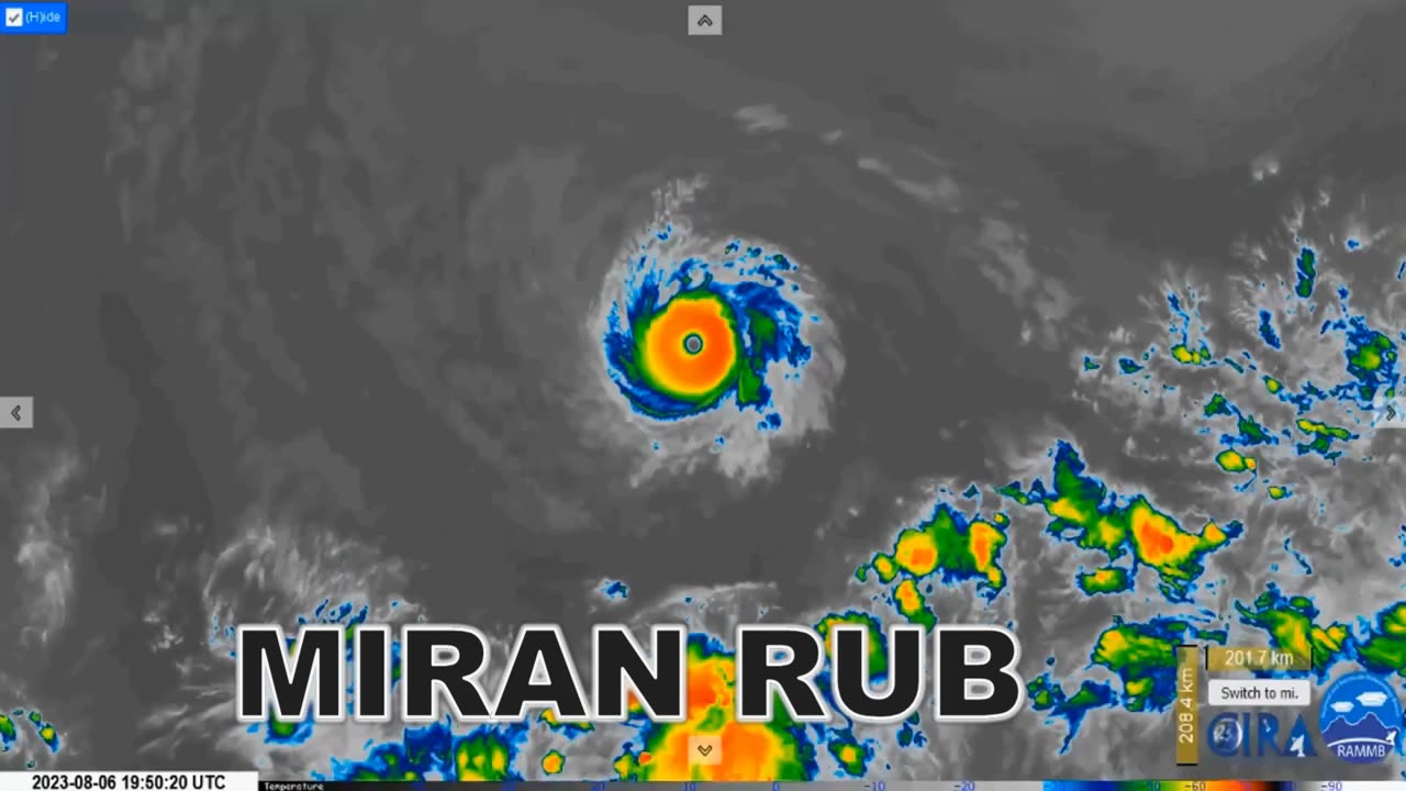 Miran Rubin - NEUTRALIZACIJA HURRICANE DORA, FERNANDA & HILARY - STORM GREG & EUGENE