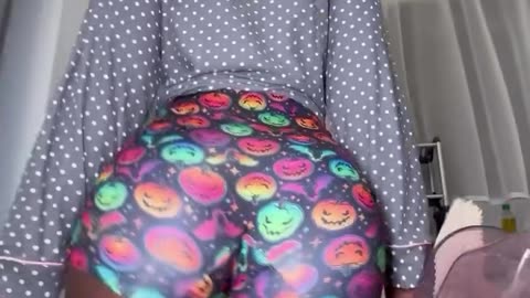 Her Curvy Bubble Butt In Thong.