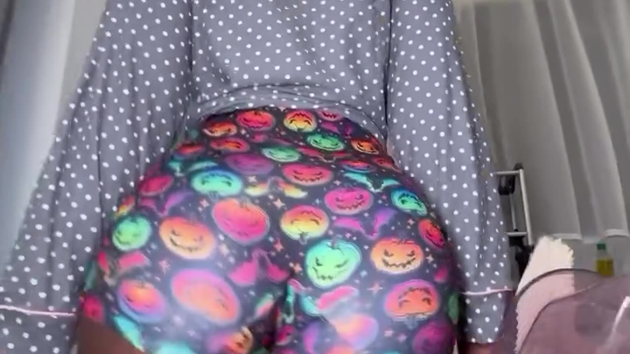 Her Curvy Bubble Butt In Thong.