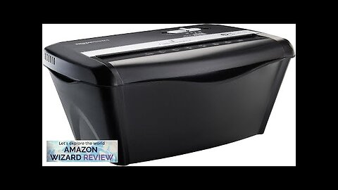 Amazon Basics 6 Sheet Cross Cut Paper and Credit Card Home Office Review