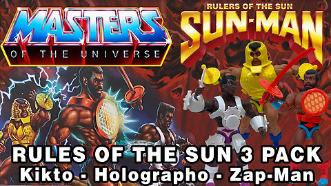 Rulers of the Sun - Target Exclusive 3 Pack - Masters of the Universe - Unboxing & Review