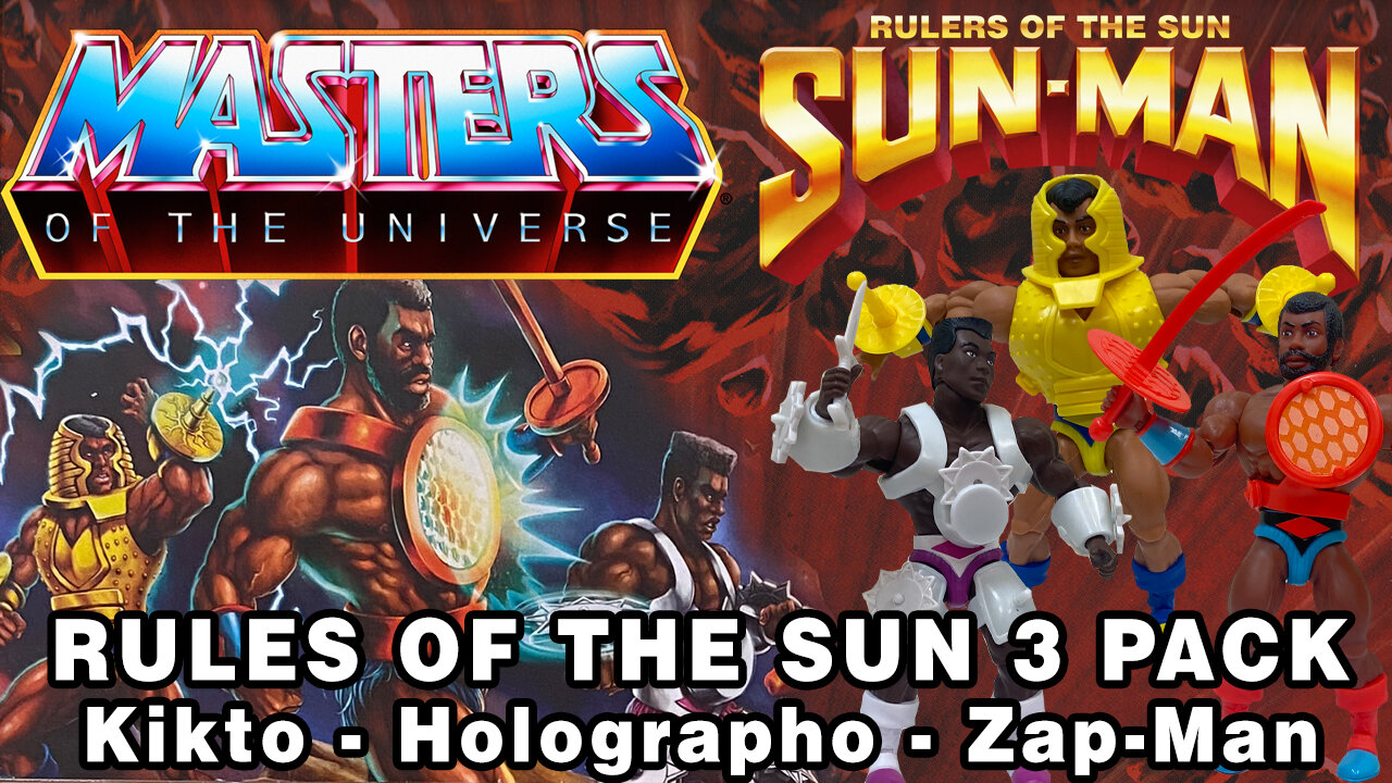 Rulers of the Sun - Target Exclusive 3 Pack - Masters of the Universe - Unboxing & Review