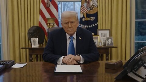 President Trump delivers a message to the people of Jordan