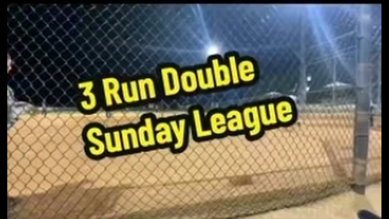 3 Run Double Sunday league