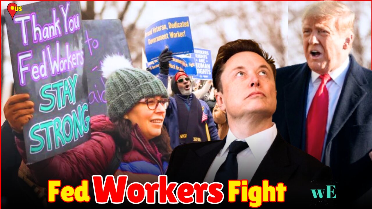 Federal Workers in Connecticut Protest Trump Administration Firings at Union Rally - WorldEye