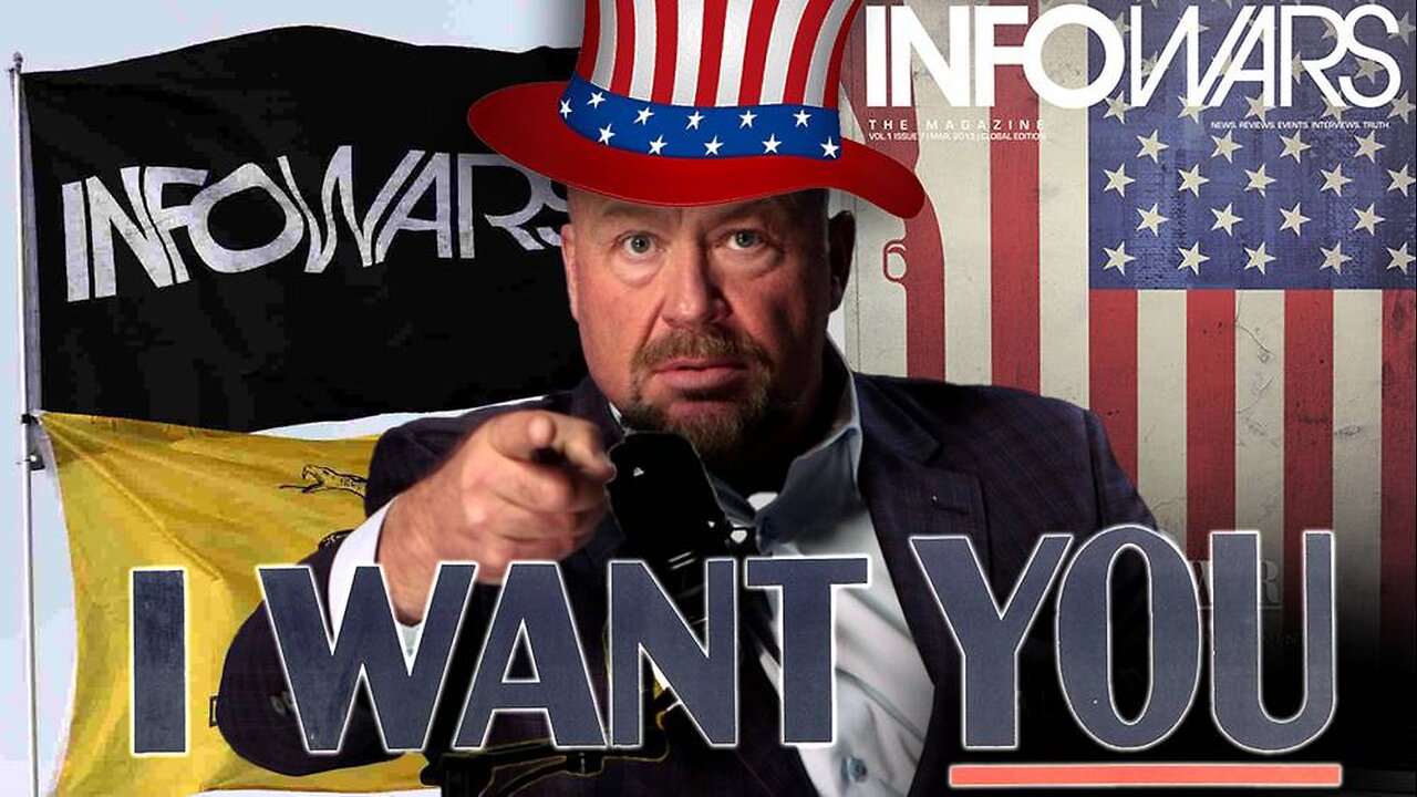 Alex Jones Wants YOU To Join The Infowar