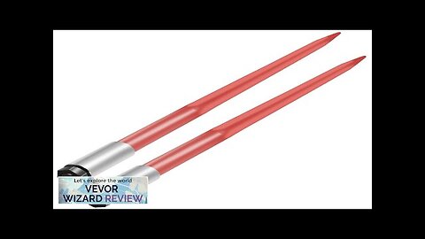 VEVOR Pair Hay Spear 43" Bale Spear 3000 lbs Capacity Bale Spike Review