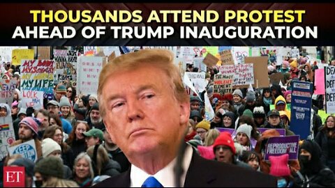 Donald Trump Inauguration 2025: Thousands attend protest ahead of Trump's Inauguration in DC