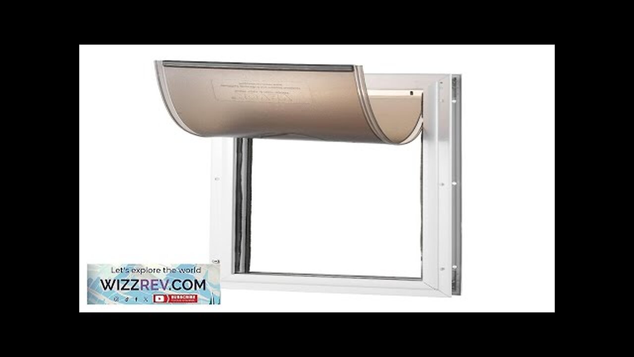 VEVOR Pet Door for Door with Lock and Magnetic Flap System Aluminum Review