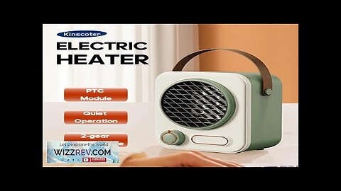 KINSCOTER Electric Heater PTC Desktop Household Home Heating Stove Radiator 1000W Warmer Review