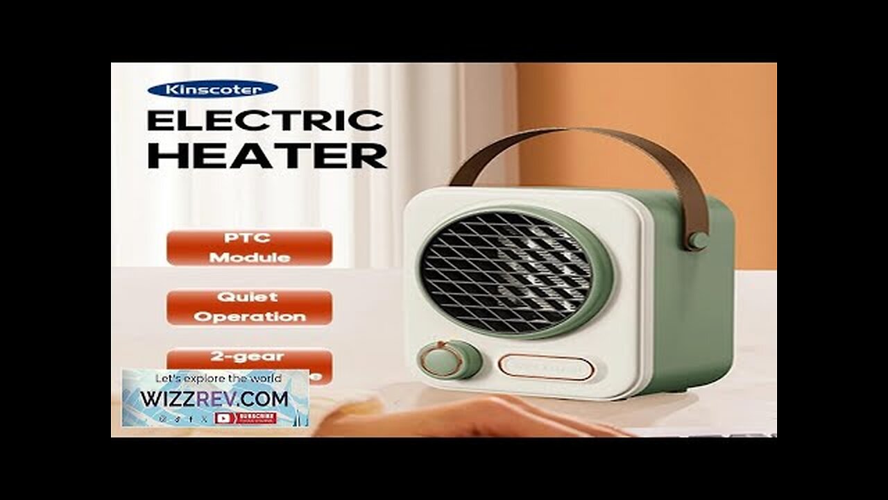 KINSCOTER Electric Heater PTC Desktop Household Home Heating Stove Radiator 1000W Warmer Review