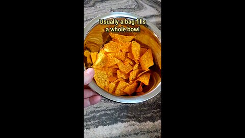 Something wrong with this bag. #doritos #shrinkflation #spice #seasoning #fyp #yyj #chips