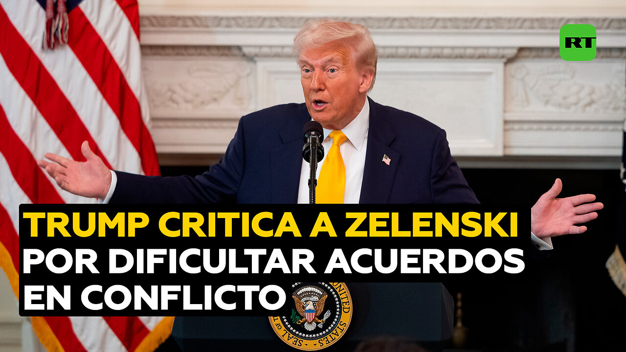 Trump: No es necesario que Zelenski participe en los diálogos