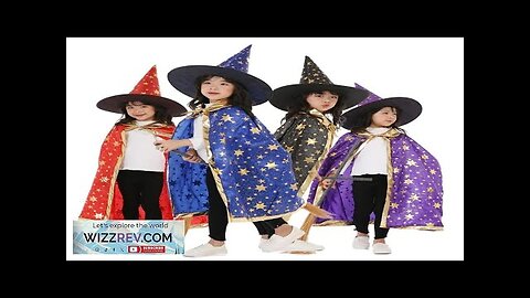 Kids Halloween Cloak Witch Cosplay Five Star Cloak And Hat Length 90 Review