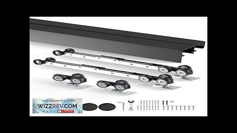 Bypass Door Hardware 8ft Bypass Closet Door Track Kit for 2 Door Review