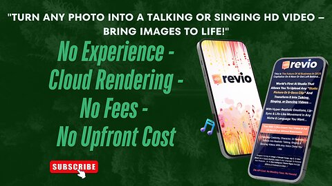 Revio Demo Video - How to Turn Photos Into HD Talking & Singing.