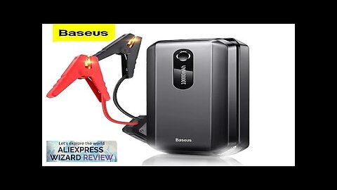 Baseus Car Jump Starter Power Bank 20000mAh 12000mAh Portable Car Booster Emergency Review