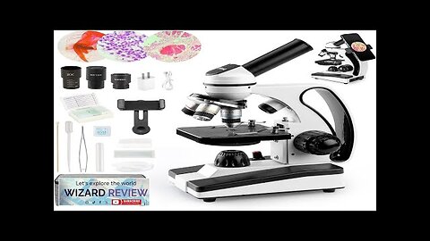 Microscope for Adults Kids 40X-2000X Compound Monocular Microscope for Students School Review