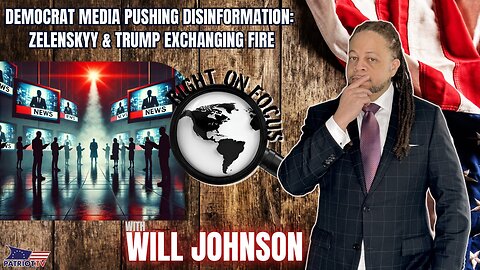 DEMOCRAT MEDIA PUSHING DISINFORMATION: ZELENSKYY & TRUMP EXCHANGING FIRE