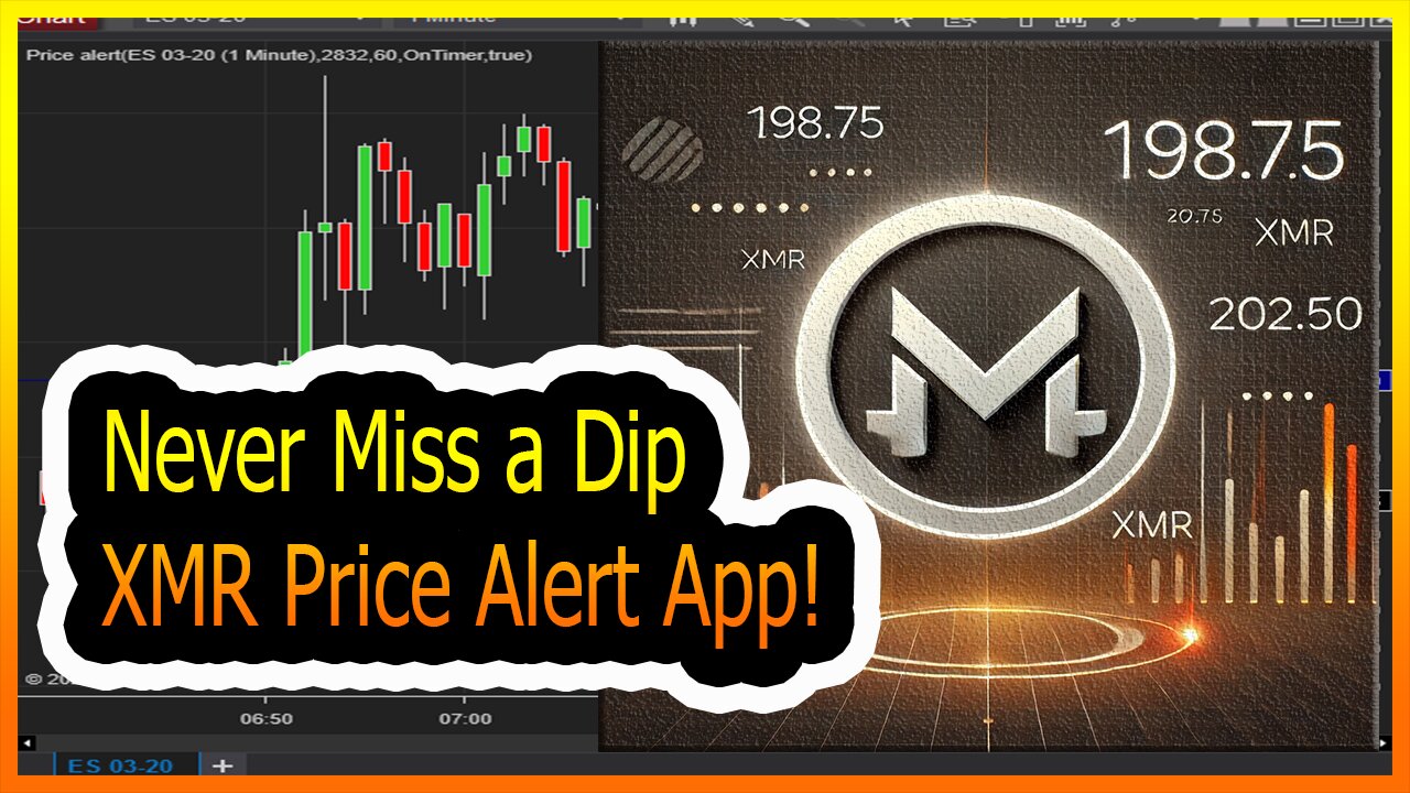 Never Miss a Dip: XMR Price Alert App - Free & No KYC