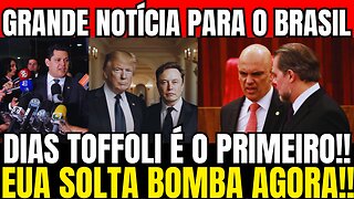 urgente! DIAS TOFFOLI SERÁ O PRIMEIRO A SER PRESO! BOMBA INTERNACIONAL EXPLODE NO STF! ACABOU...