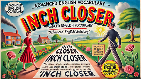 Vocabulary and Pronunciation "INCH CLOSER" Advanced English