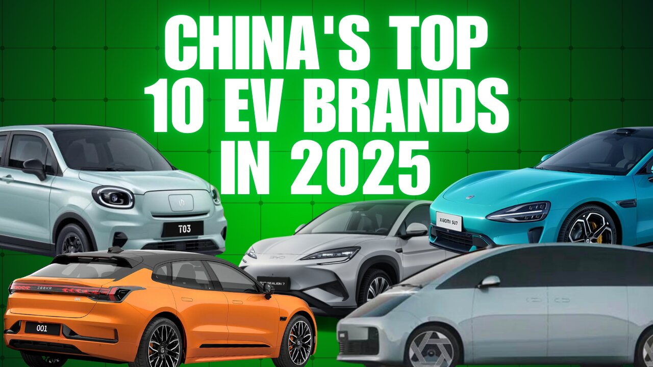 The 10 most successful electric car companies in China in 2025