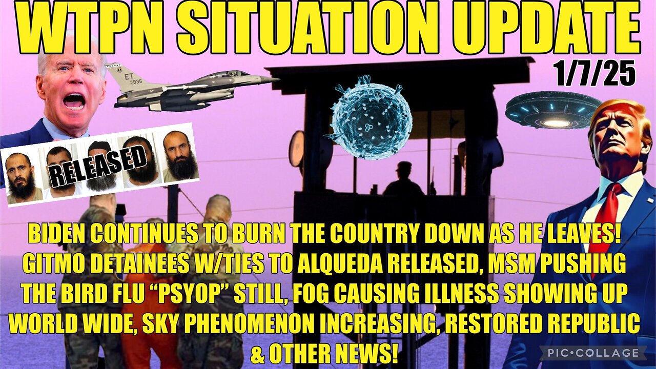 WTPN SIT/UP: Gitmo detainees, Bird Flu psyop, Greenland, Poison fog, drones, Gates.