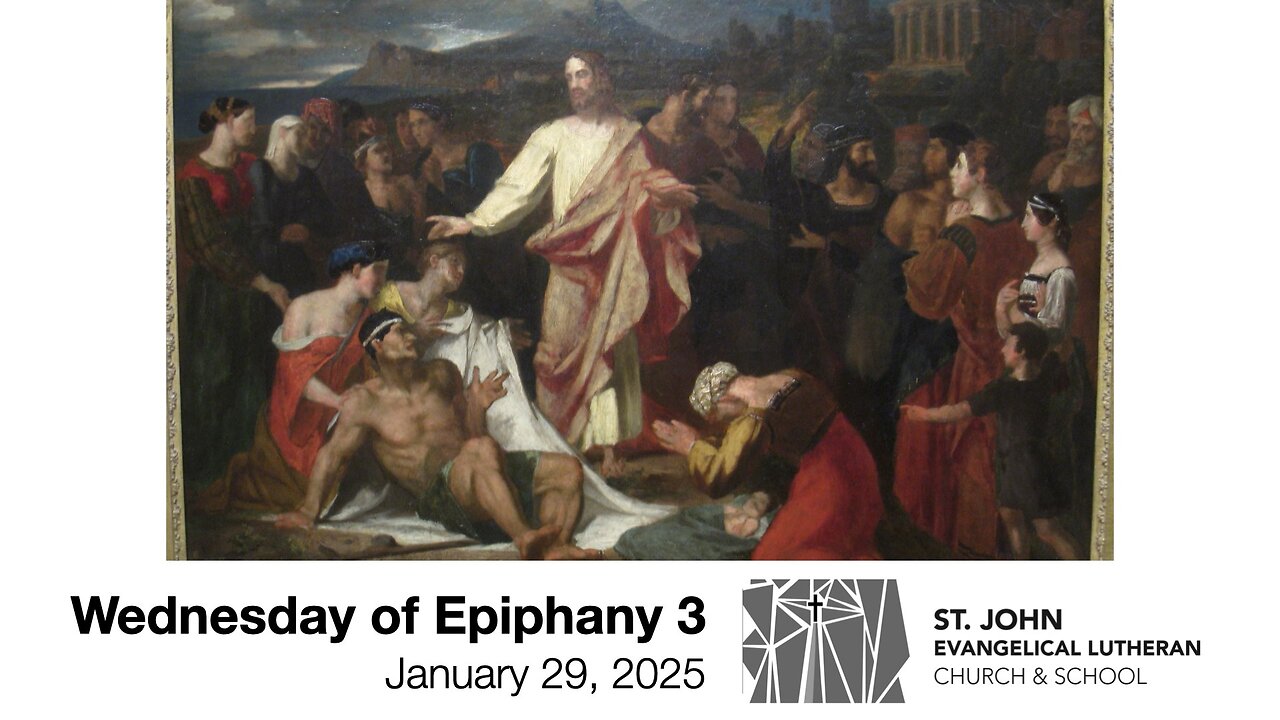 Wednesday of Epiphany 3 — January 29, 2025