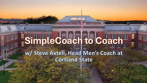 Season '24 SC2C with Steve Axtell, Head Men's Coach at @cortlandreddragons