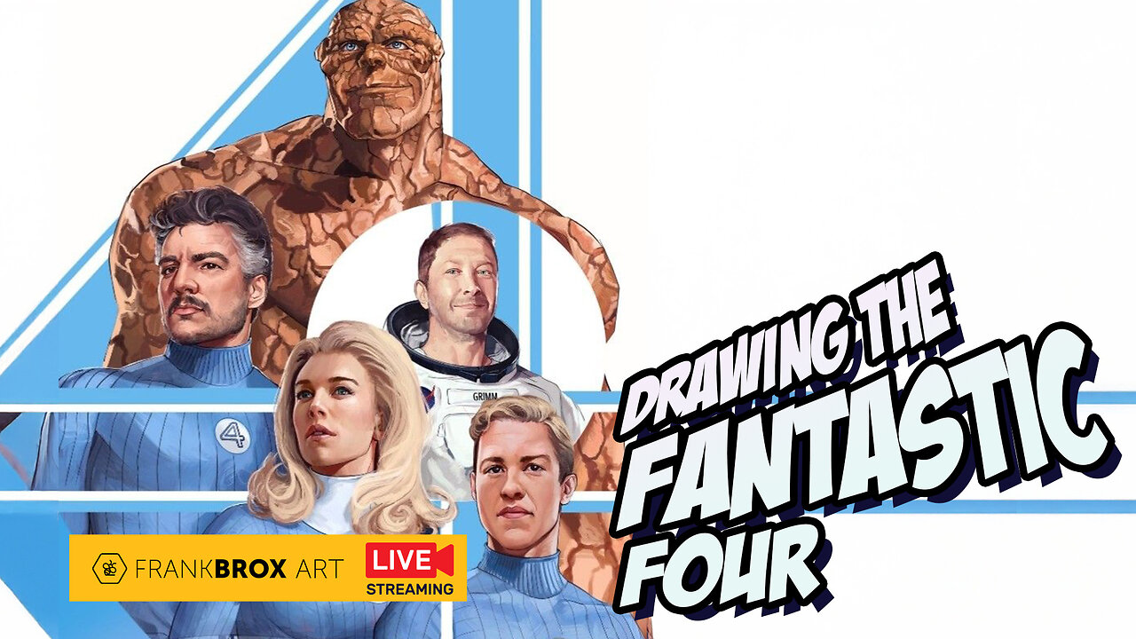 Epic Drawing of the Fantastic Four in 2025!