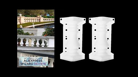 60x14cm Roman Column Mold Balcony Garden Pool Fence Cement Railing Plaster Concrete Review