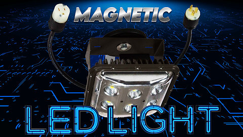 Magnetic Mount LED Work Light 60 Watt Portable