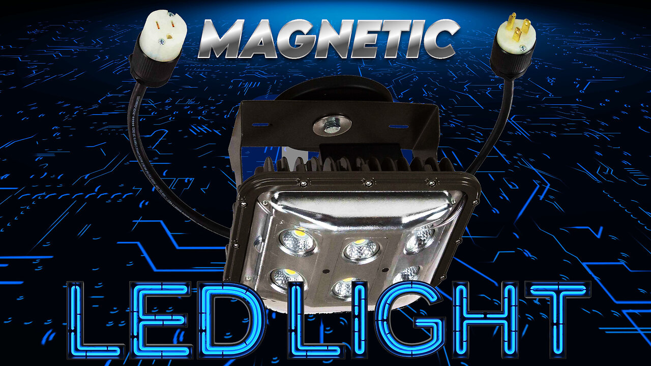 Magnetic Mount LED Work Light 60 Watt Portable