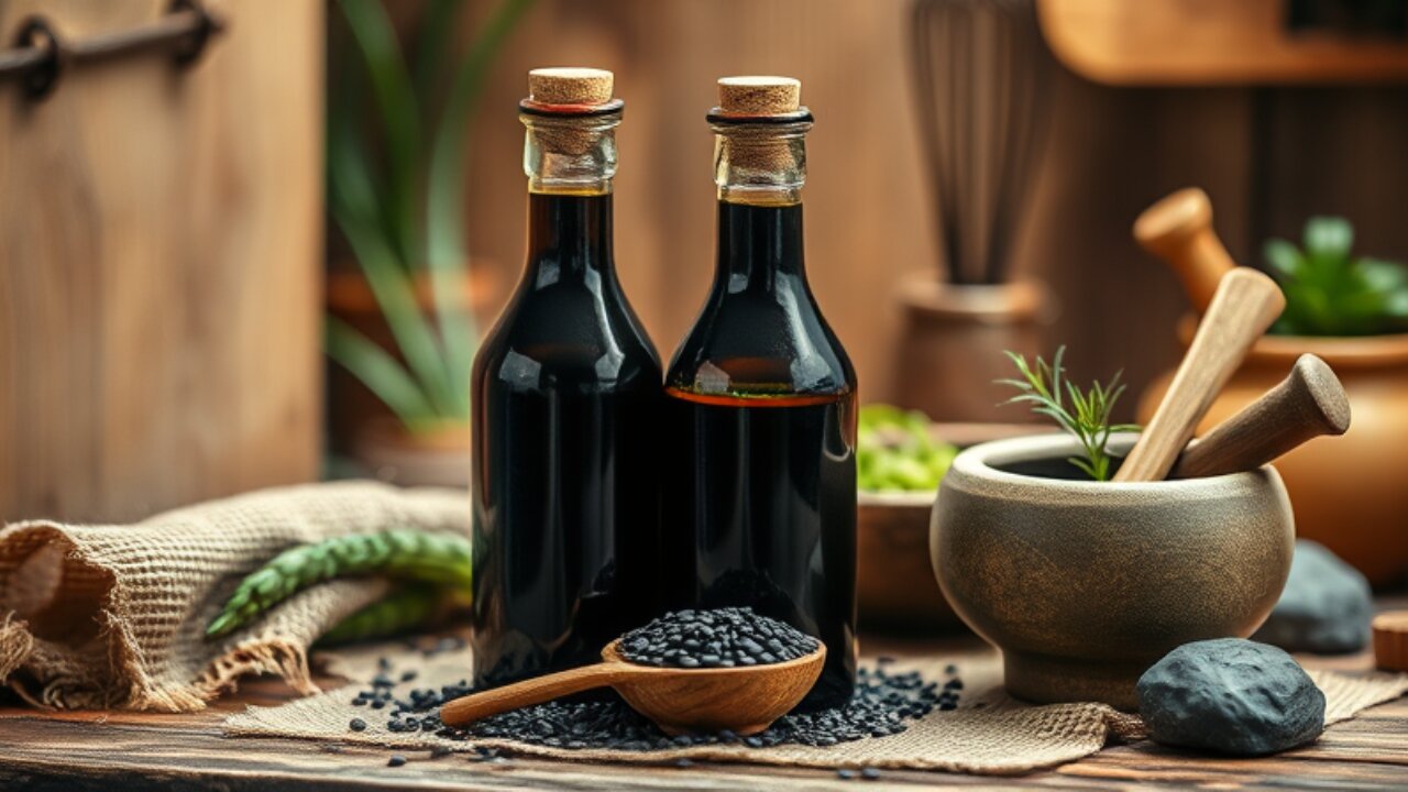 Content with Simplicity: Two Fresh Bottles of Black Sesame Oil Made 🌿🍶