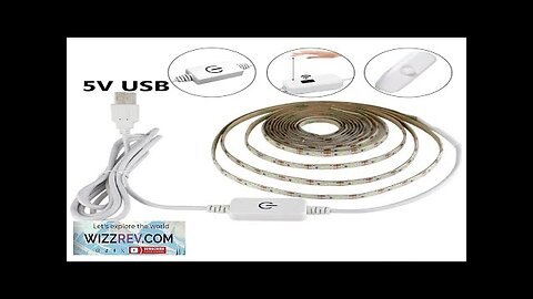 USB LED Strip Light 5V 2835 With Dimmer ON OFF Warm Cool Review