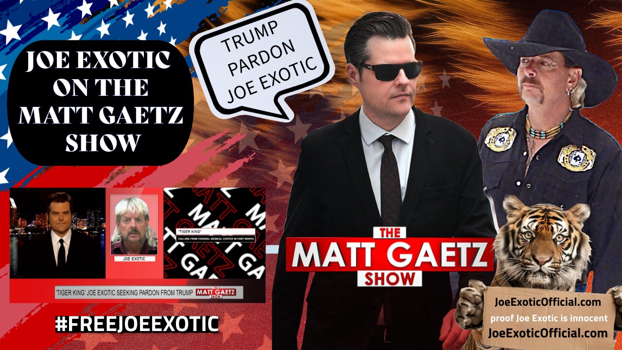 Matt Gaetz and Tiger King Joe Exotic