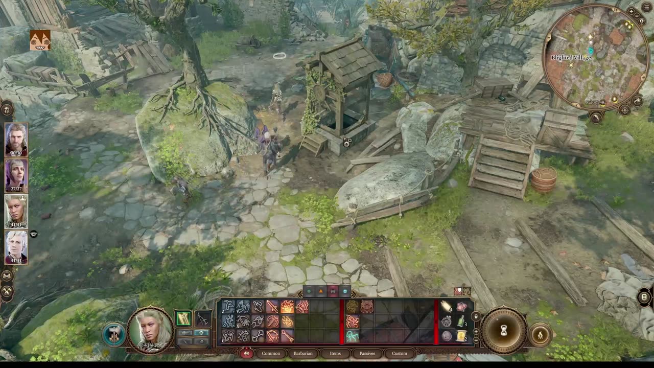 Silas Plays BG3 High Elf Barbarian Balanced Mode Ep. 12 - Infiltrating the Goblin Camp