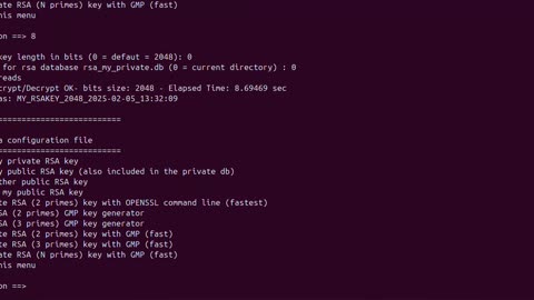 How to generate RSA keys of any length - very easily - the most important key type in encryption
