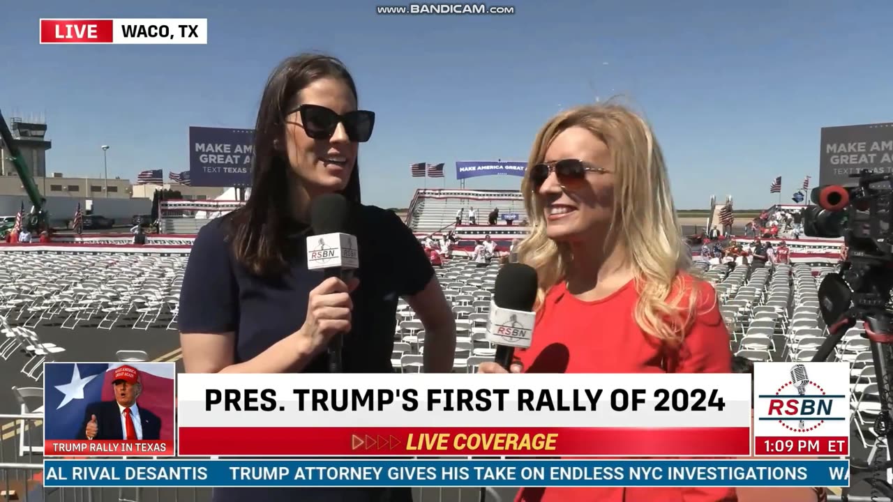 MARCH 25 2023 President Trump Holds First 2024 Campaign Rally in WACO, TX PART 1