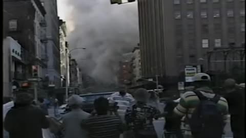 911 WTC 7 Demolition - Street Shot With Penthouse Edited Out NBC Restricted