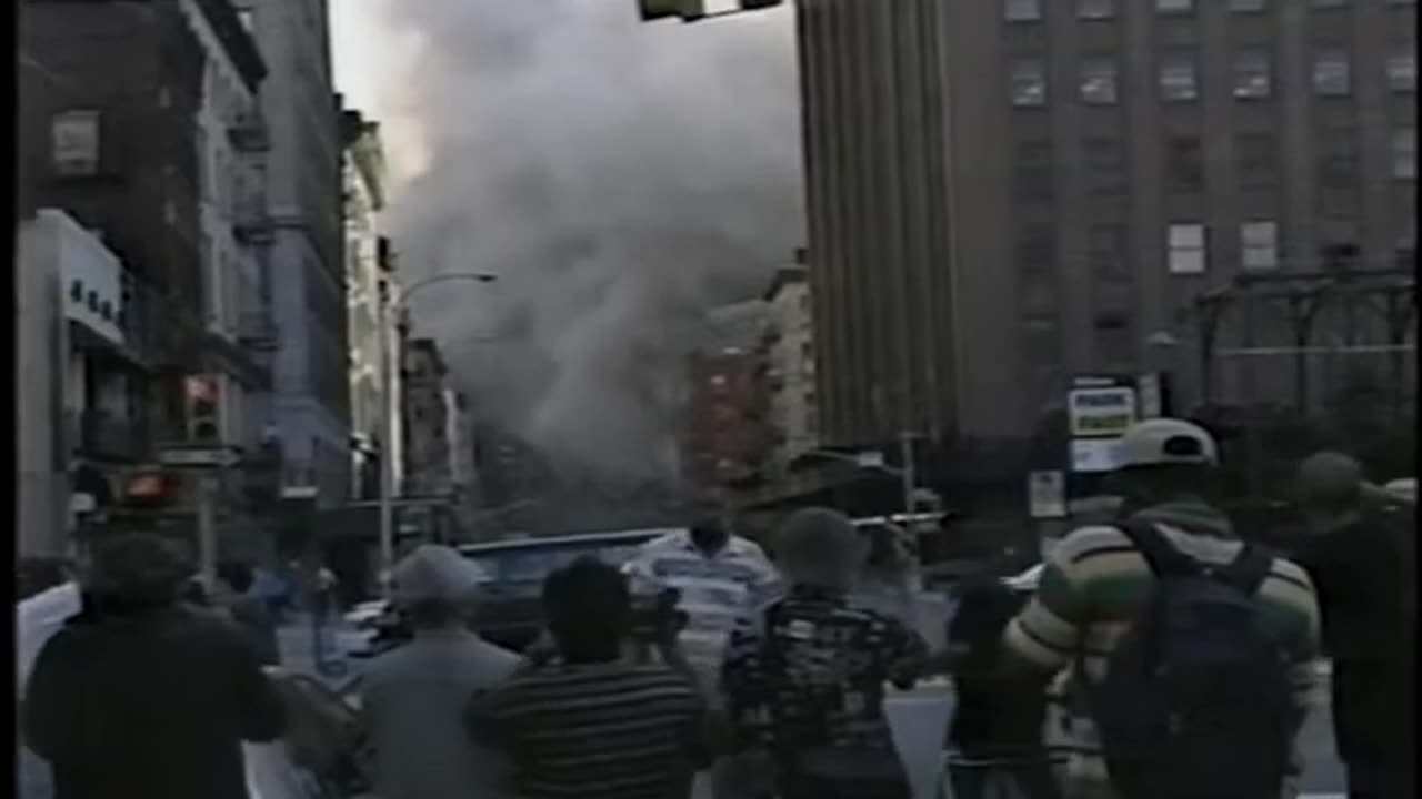 911 WTC 7 Demolition - Street Shot With Penthouse Edited Out NBC Restricted