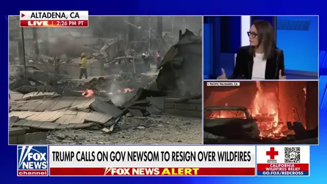 WAR OF WORDS: Trump and Newsom argue over California wildfires disaster