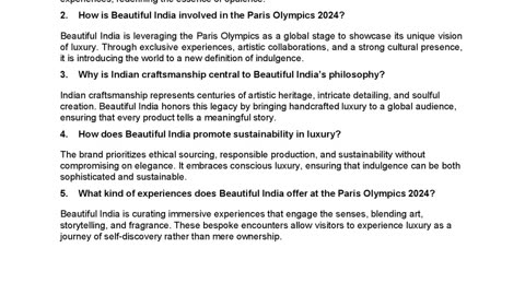 Praveen Kenneth’s Beautiful India Redefines Luxury at Paris 2024