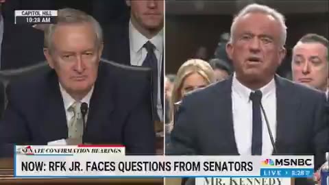 During a Senate hearing, RFK Jr stated, "I have no desire to deprive anyone of their food choices.