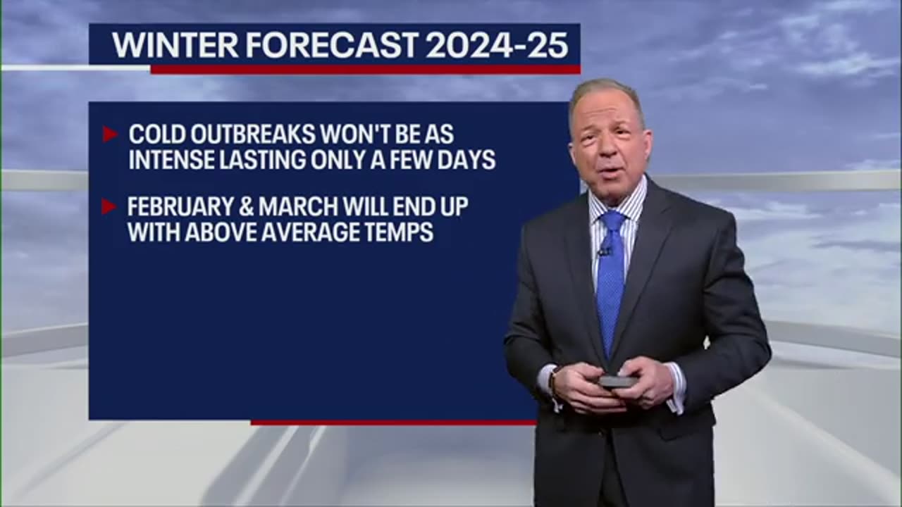 More winter or early spring Human groundhog (aka weatherman)'s mid-winter 2025 o