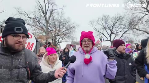 Project 2025 explained at the anti Trump protest