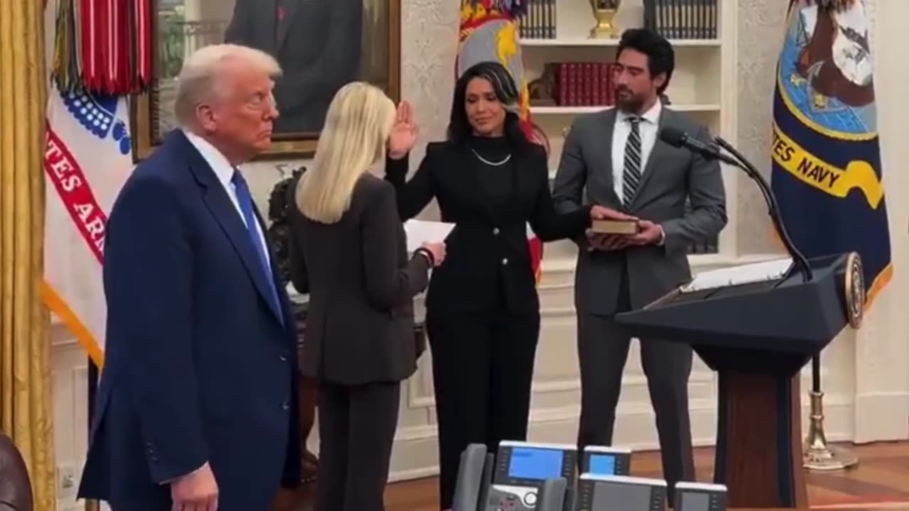 Tulsi Gabbard Is OFFICIALLY Sworn In As DNI 🇺🇸