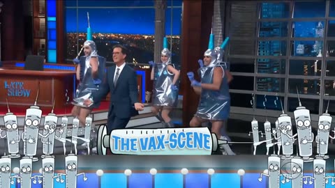 3 Minutes of Stephen Colbert's Gay Dancing Syringes