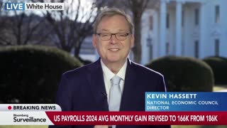 Kevin Hassett on January Jobs: Biggest Downward Revision Since 2009